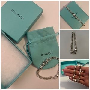 Tiffany & Co. Forge Link Bracelet in High-polished Sterling Silver